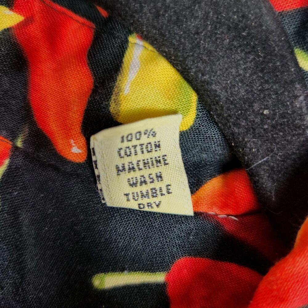 Vtg Johnny Cotton Hot Chili Peppers Button Down Shirt Mens Sz M Long Sleeve USA - Picture 7 of 11